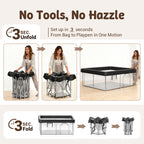 Desque Foldable Baby Playpen, 50 x 50 inches