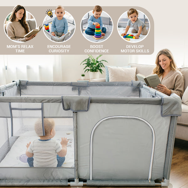 Desque Baby Playpen 47x47 Inch with mat