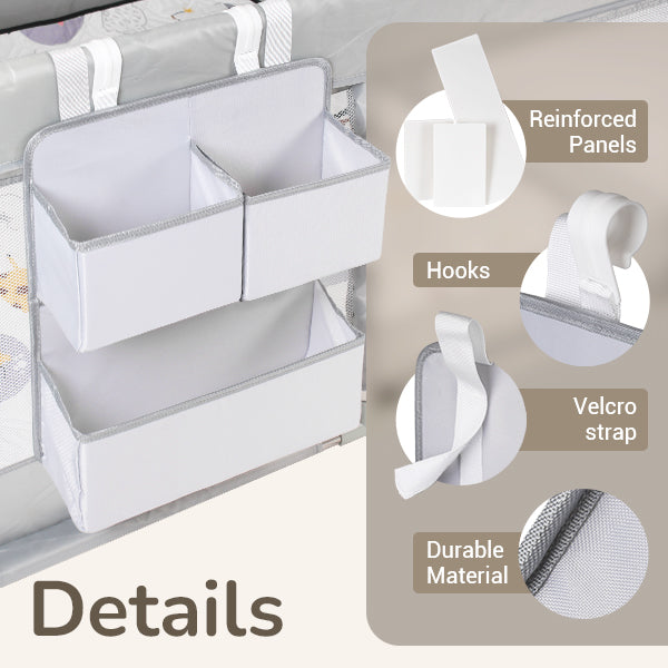 Desque Hanging Diaper Caddy Organizer Crib Organizer