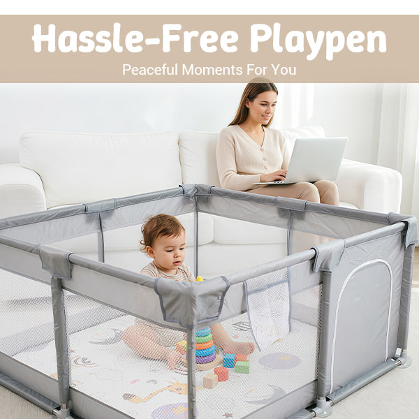 Desque Baby Playpen 47x47 Inch with mat