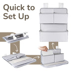 Desque Hanging Diaper Caddy Organizer Crib Organizer