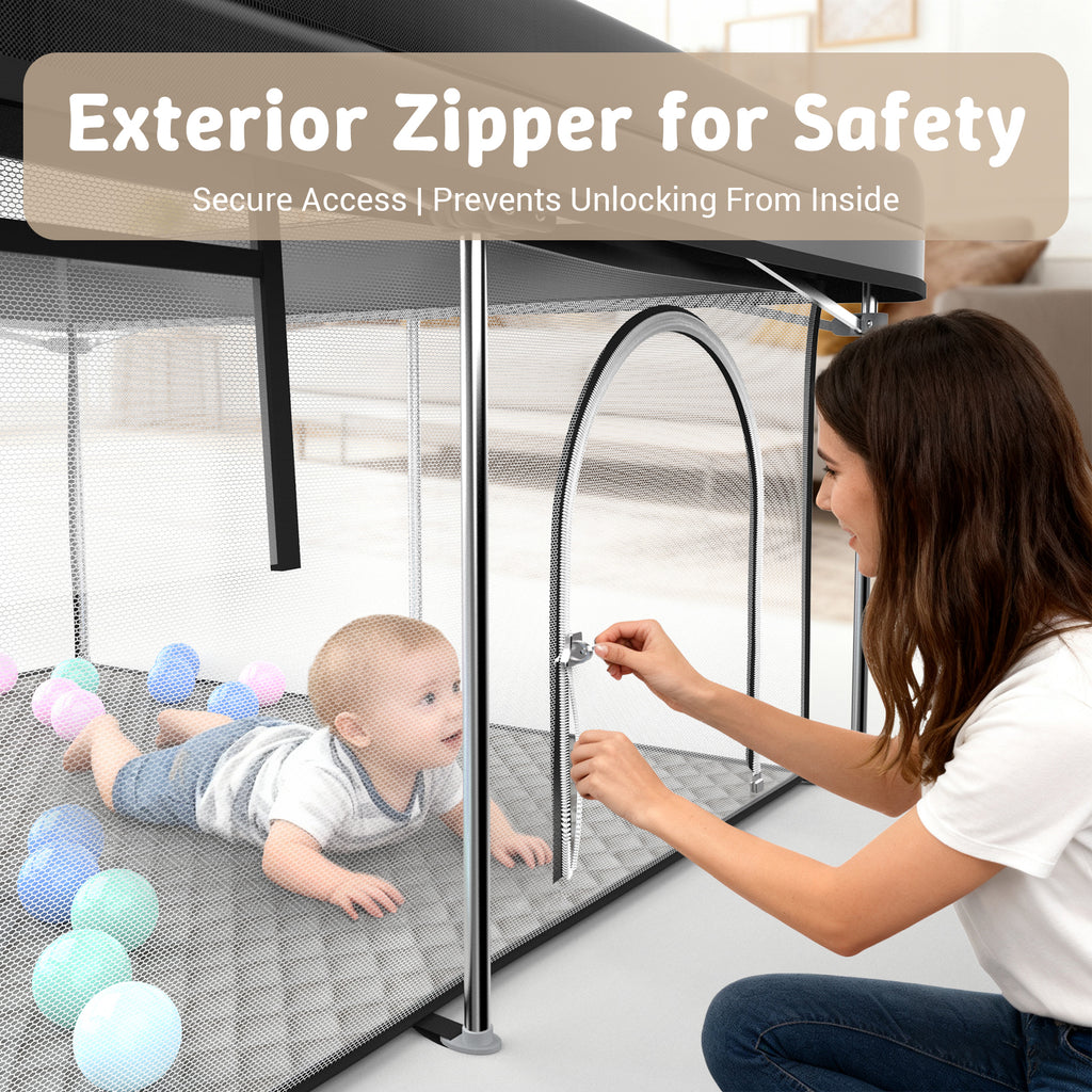 Desque Foldable Baby Playpen, 50 x 50 inches