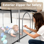 Desque Foldable Baby Playpen, 50 x 50 inches