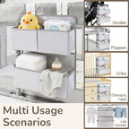 Desque Hanging Diaper Caddy Organizer Crib Organizer
