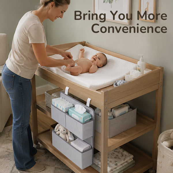 Desque Hanging Diaper Caddy Organizer Crib Organizer