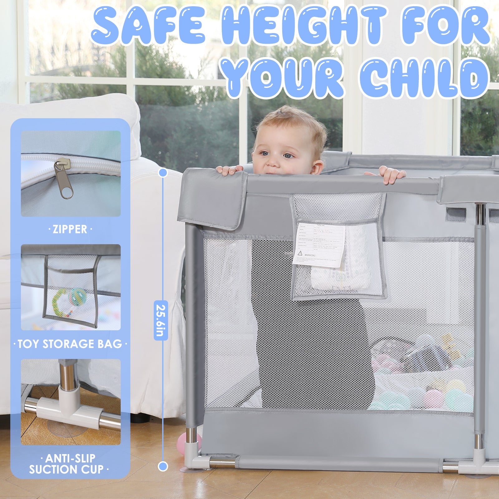 Desque Baby Playpen 71x47 inch