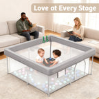 Desque Foldable Baby Playpen, 50 x 50 inches